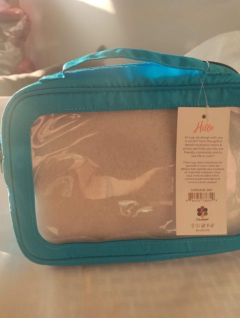 Lug Carriage clear cross-body bag BNWT - Picture 3 of 4